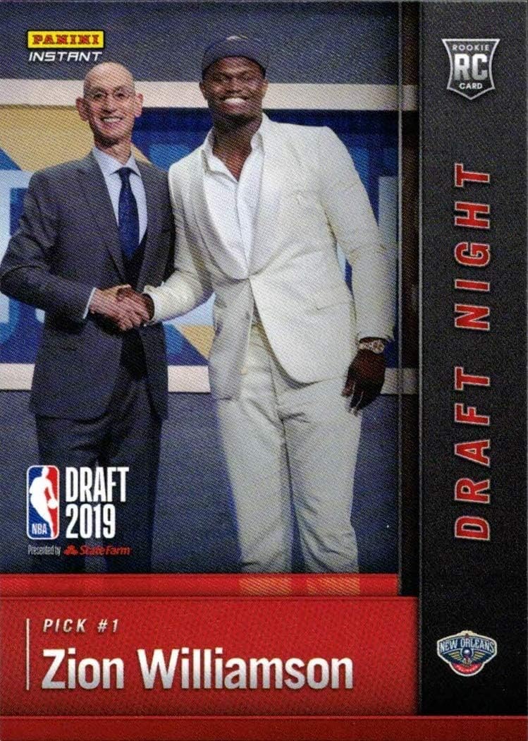 Ten (10) 2019-20 Panini Instant Basketball #DN-ZW Zion Williamson Rookie Cards - Investor Lot - 1st Official Rookie Card