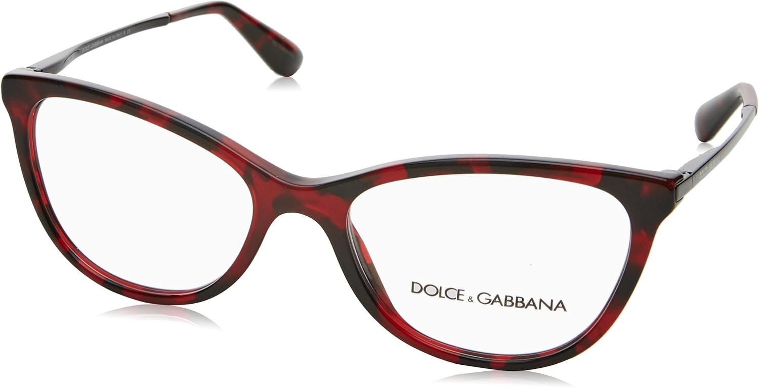 Dolce&Gabbana DG3258 Eyeglass Frames 2889-54 - Cube Bordeaux DG3258-2889-54