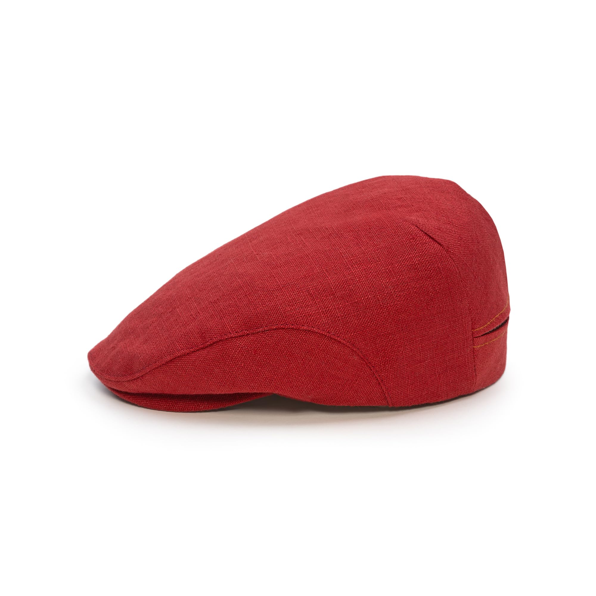 Sterkowski Derby Flatcap | 100% Leinen Super Leicht Herren Sommer Schiebermütze | Schirmmütze mit Atmungsaktivem Netzstoff