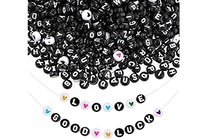 Clay Letter Beads: A Crafting Canvas for Personalized Jewelry