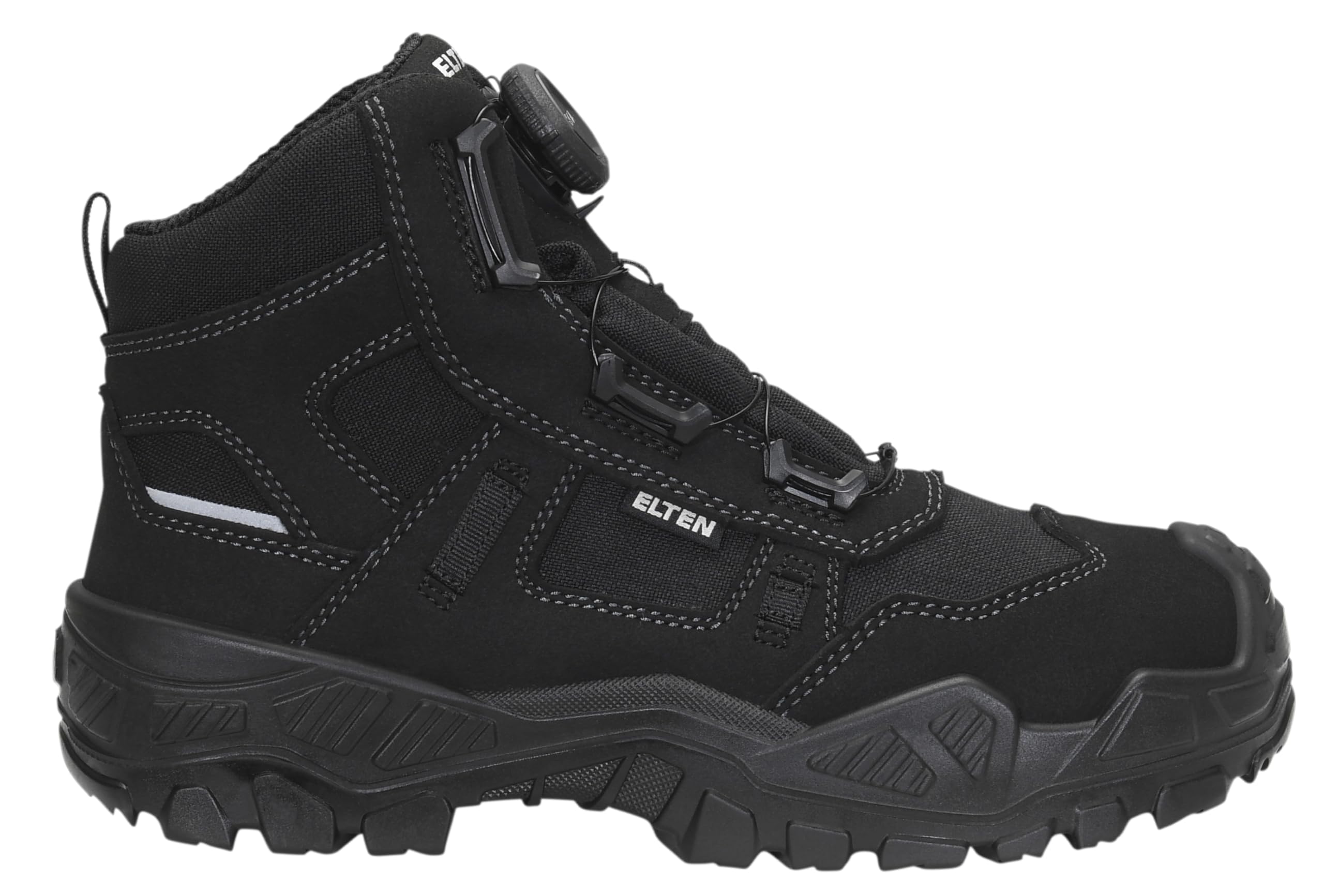 ELTEN Unisex Mike Boa® Black Mid Esd S3sSicherheitsstiefel