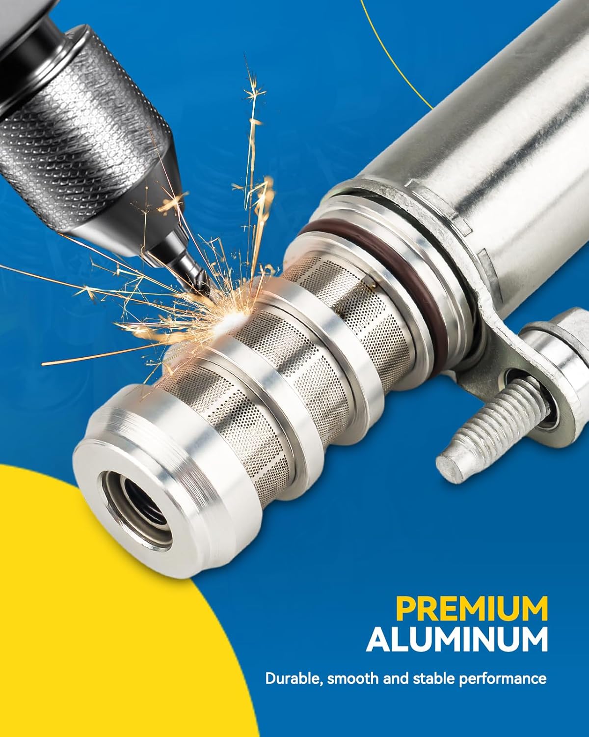 PHILTOP 2 PCS Solenoid Variable Valve Timing Solenoid Compatible with Chevrolet Equinox, Malibu, Terrain, Cobalt, HHR, Verano, G6, Captiva,Replace Intake Solenoid 917215,Exhaust Solenoid 917216