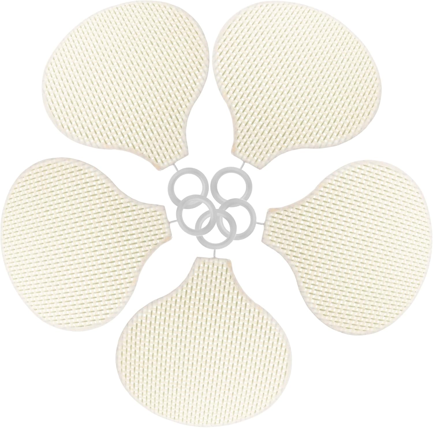 jojofuny 1set Boho Flower Petal Pendant Light Shade Easy Install Decorative Lamp Cover for Bedroom Living Room and More Elegant Hanging Light Fixture