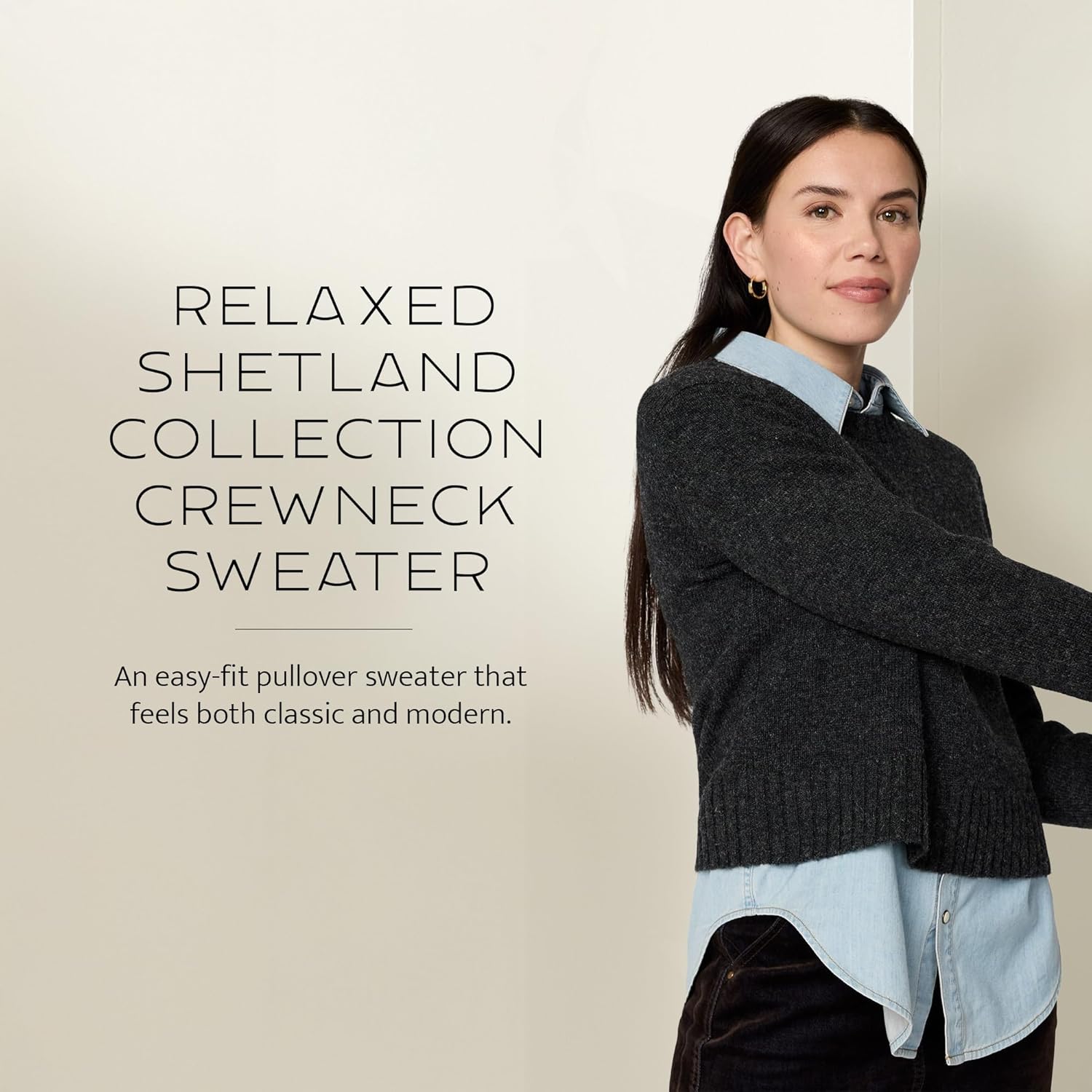 Pendleton Women's Shetland Crew, 100% Soft Knit Wool Pullover, Classic Crewneck, Relaxed Fit, Comfortable Long-Sleeve Top - Image 3