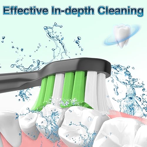 Miniatura 8 de Aoremon Cabezales de repuesto para cabezales de cepillo de dientes Philips Sonicare, compatibles con Phillips Sonicare W HX6062/65 y todos