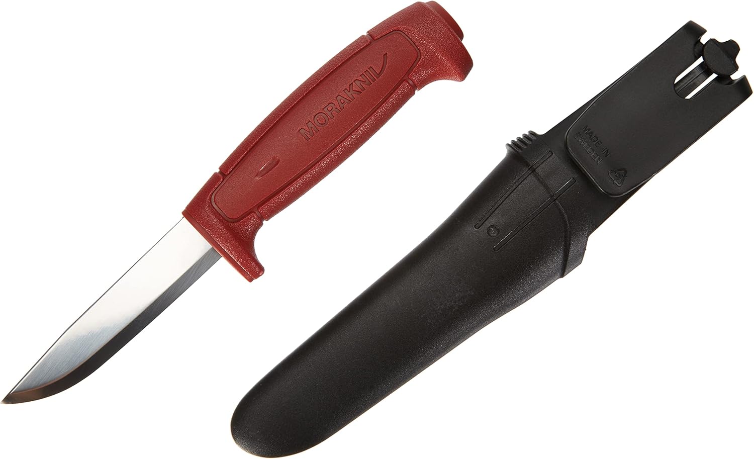 Morakniv Craftline Basic 511 High Carbon Steel Blade Utility Knife & Combi-Sheath, 3.6", Black/Military Green, M-13249 : Tools & Home Improvement