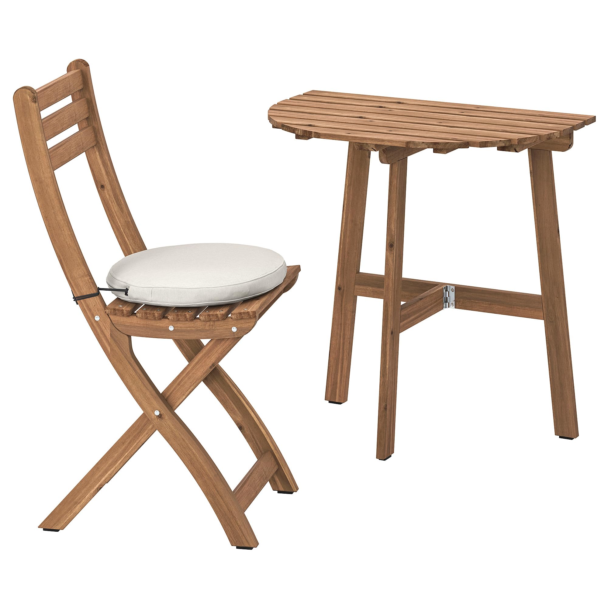 Table murale ASKHOLMEN : la solution pour petits balcons étroits