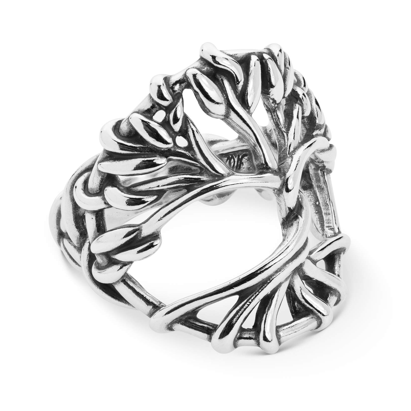 American West Sterling Silver Twisted Vine Tree of Life Ring Size 5 to 10