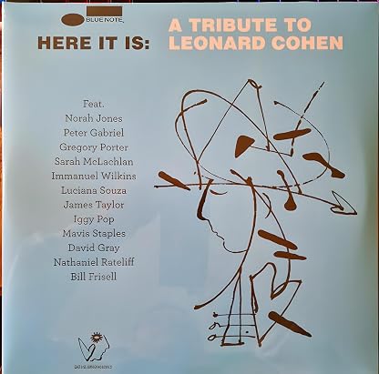 Here It Is: A Tribute To Leonard Cohen / Various - Blue Colored Vinyl por Various Artists — capa do álbum