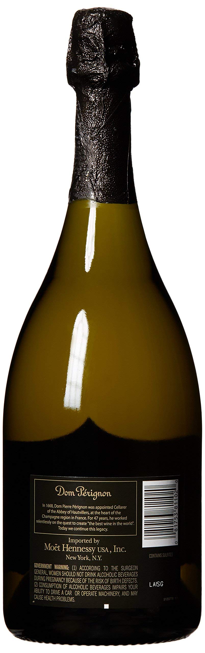 Dom Perignon Vintage Champagne, Sparkling Wine, 750 mL Bottle at