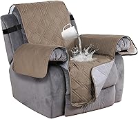 Vista 24 de Turquoize Funda para sofá impermeable para mascotas y niños, protector de muebles con parte trasera antideslizante, lavable a máquina.