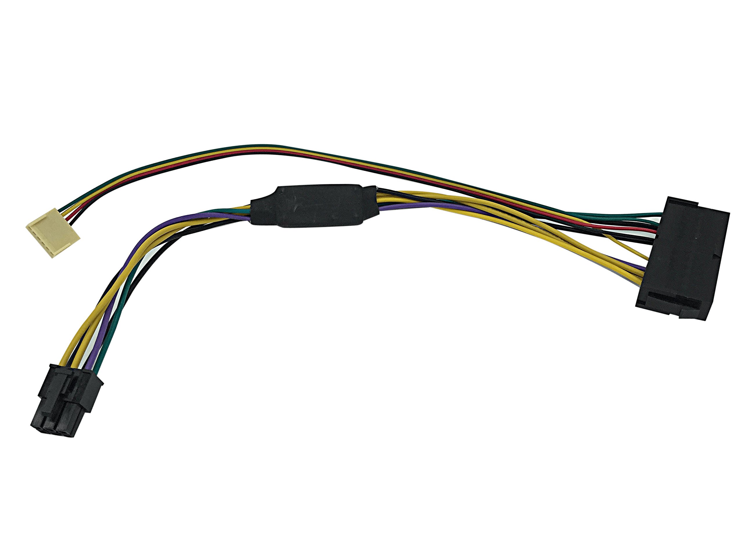 HP Z230 motherboard 6-Pin 6P to 24 Pin ATX Power Supply PSU adapter cable