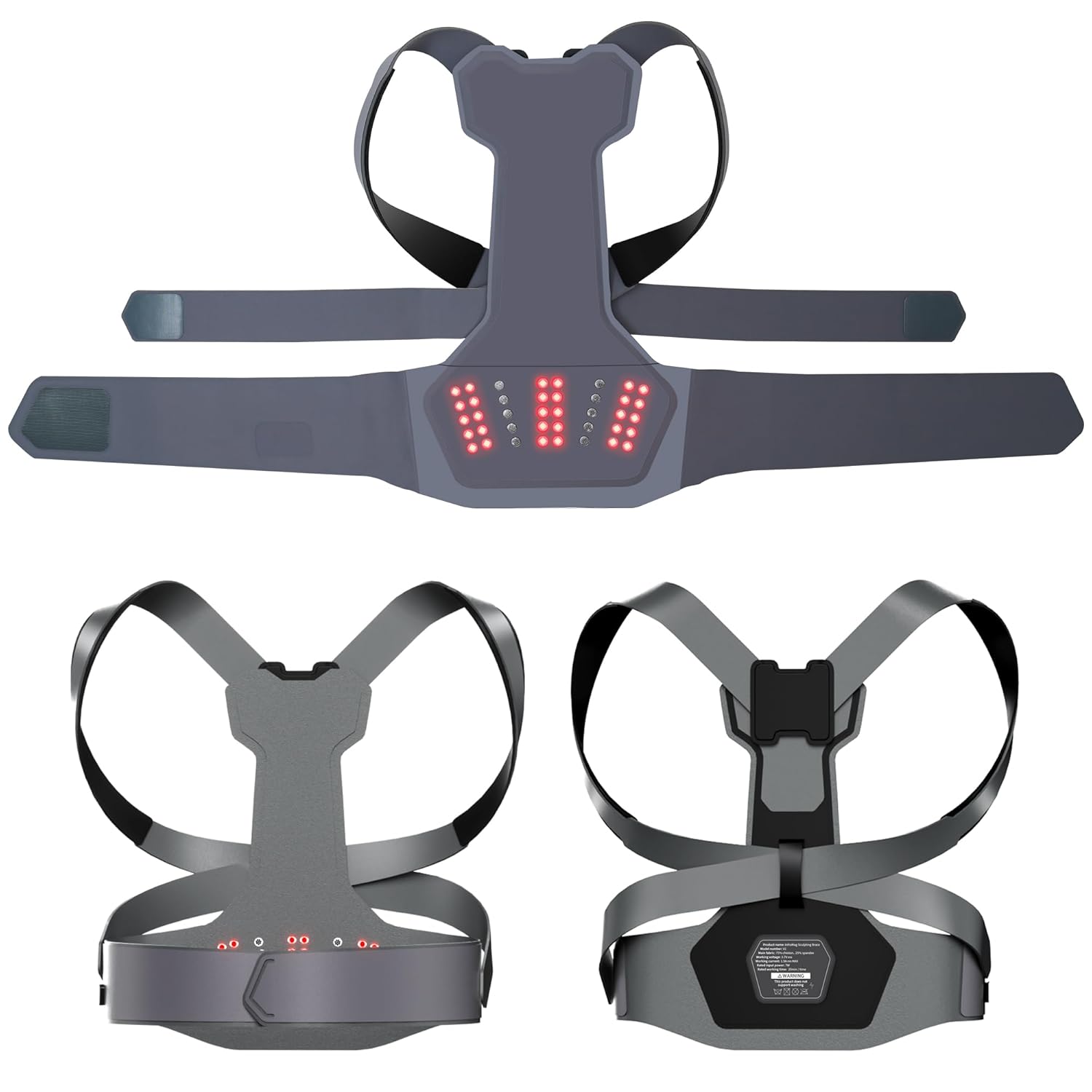Infrared Heating Back Brace with Magnetic Support for men and women – Adjustable Waist Belt, Yoga-Grade Fabric, Lumbar Support, Invisible Wear Design, for Posture Correction and Pain Relief