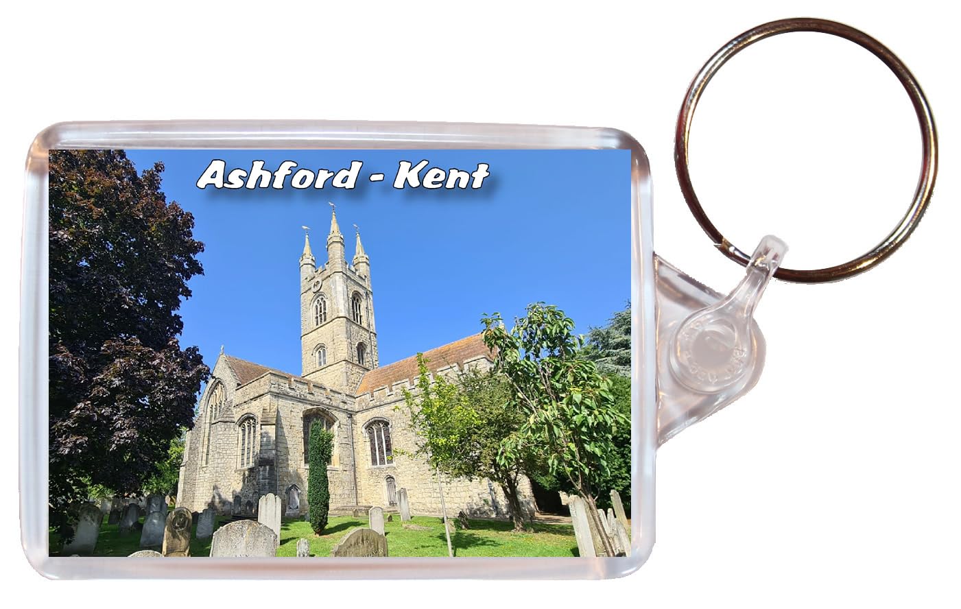 Baked Bean Store Ashford - Kent - Double Sided Keyring BBSKTT139
