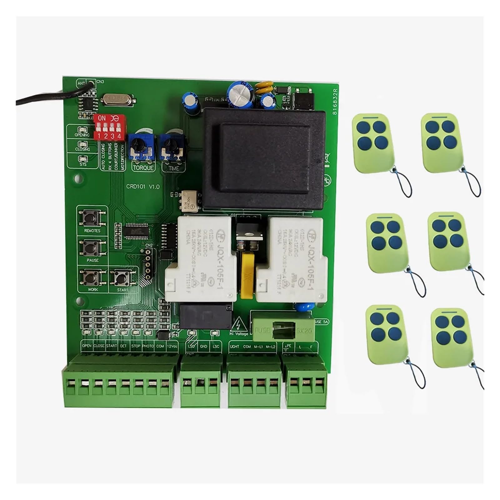 Uniwersalna wersja otwieracza bramy przesuwnej PCB płytka sterująca AC płyta do płyty sterującej bramy przesuwnej Silna wrażliwość(1 board only)