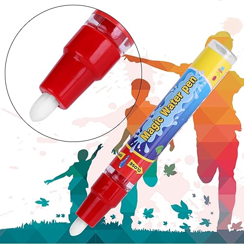 Miniatura 7 de 2 cepillos de agua mágicos, pluma mágica de dibujo de agua de juguete de repuesto para almohadilla de pintura mágica, almohadilla de pintura mágica