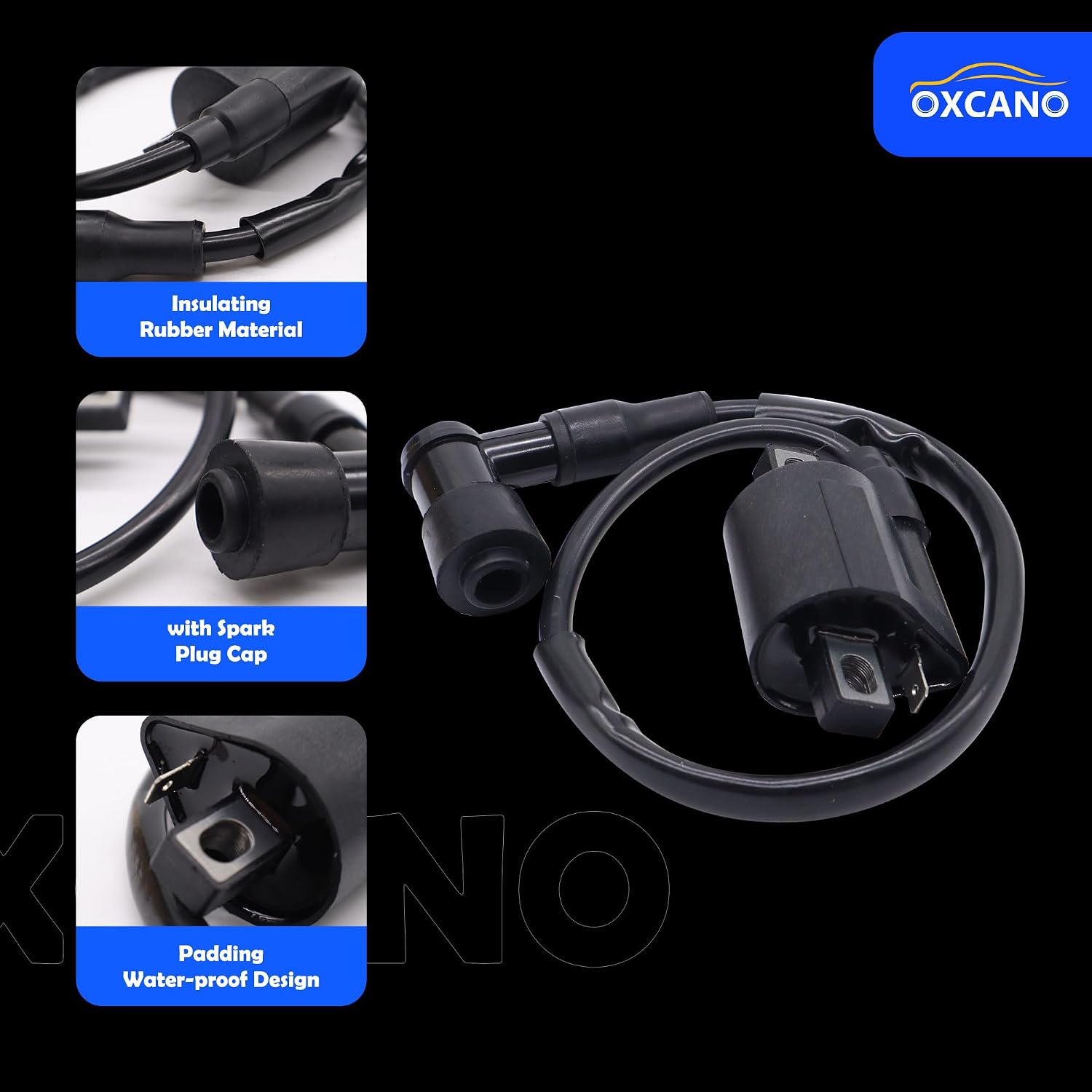 Ignition Coil Compatible with 50cc 90cc 110cc 125cc 150cc 200cc 250cc ATV Quad Dirt Pit Bike Scooter Buggy Motorcycle Go Kart SSR Roketa Taotao Coolster