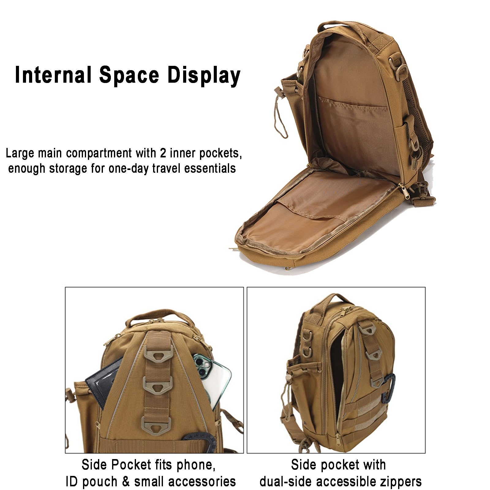 Zaino Tattico Militare, Borsa Quotidiana, Sacco Ciclismo