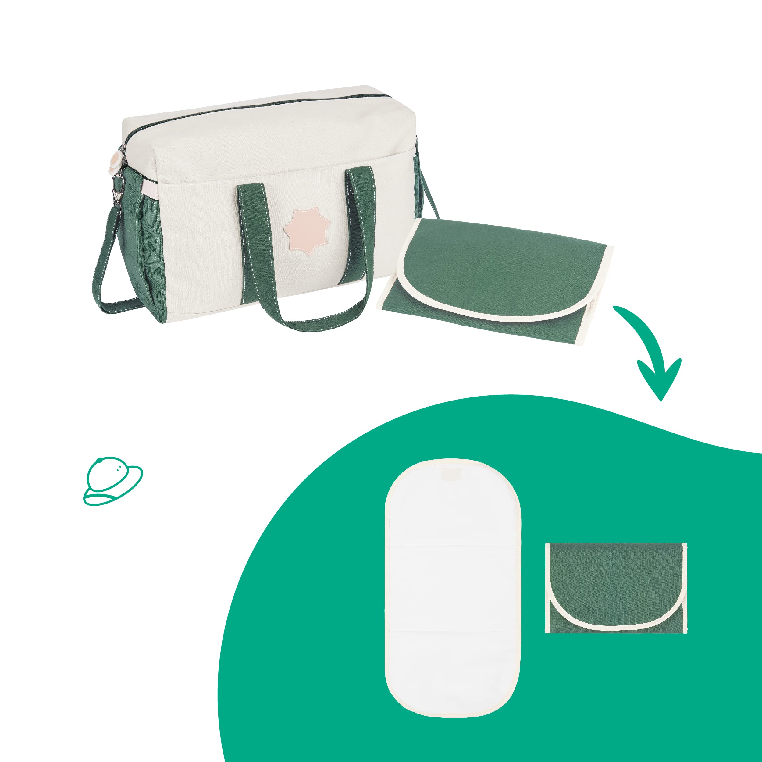 Badabulle Bowling baby changing bag