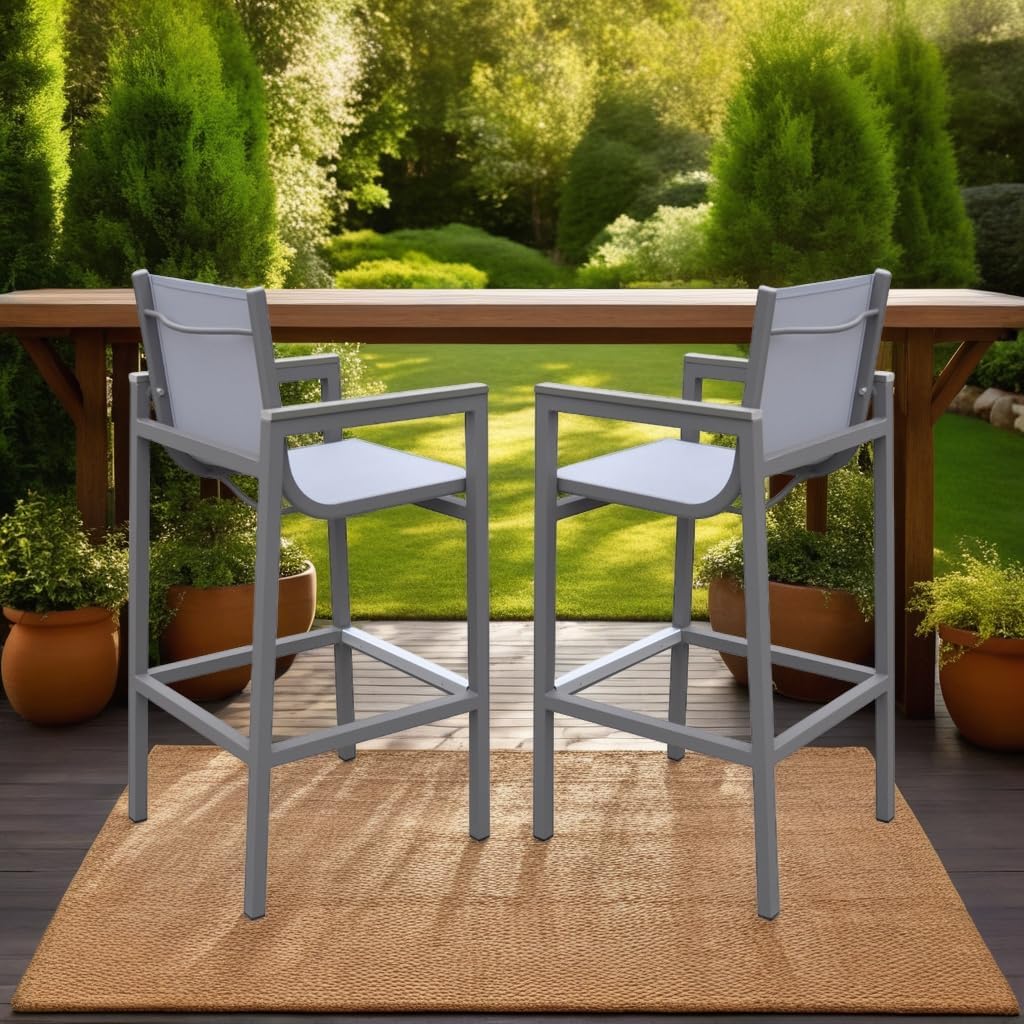 Armen Living Marina Patio Outdoor Barstool