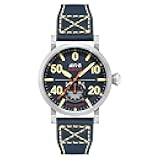 Men's 43mm Dambuster Chadwick Meca-Quartz Watch with Leather Strap AV-4113