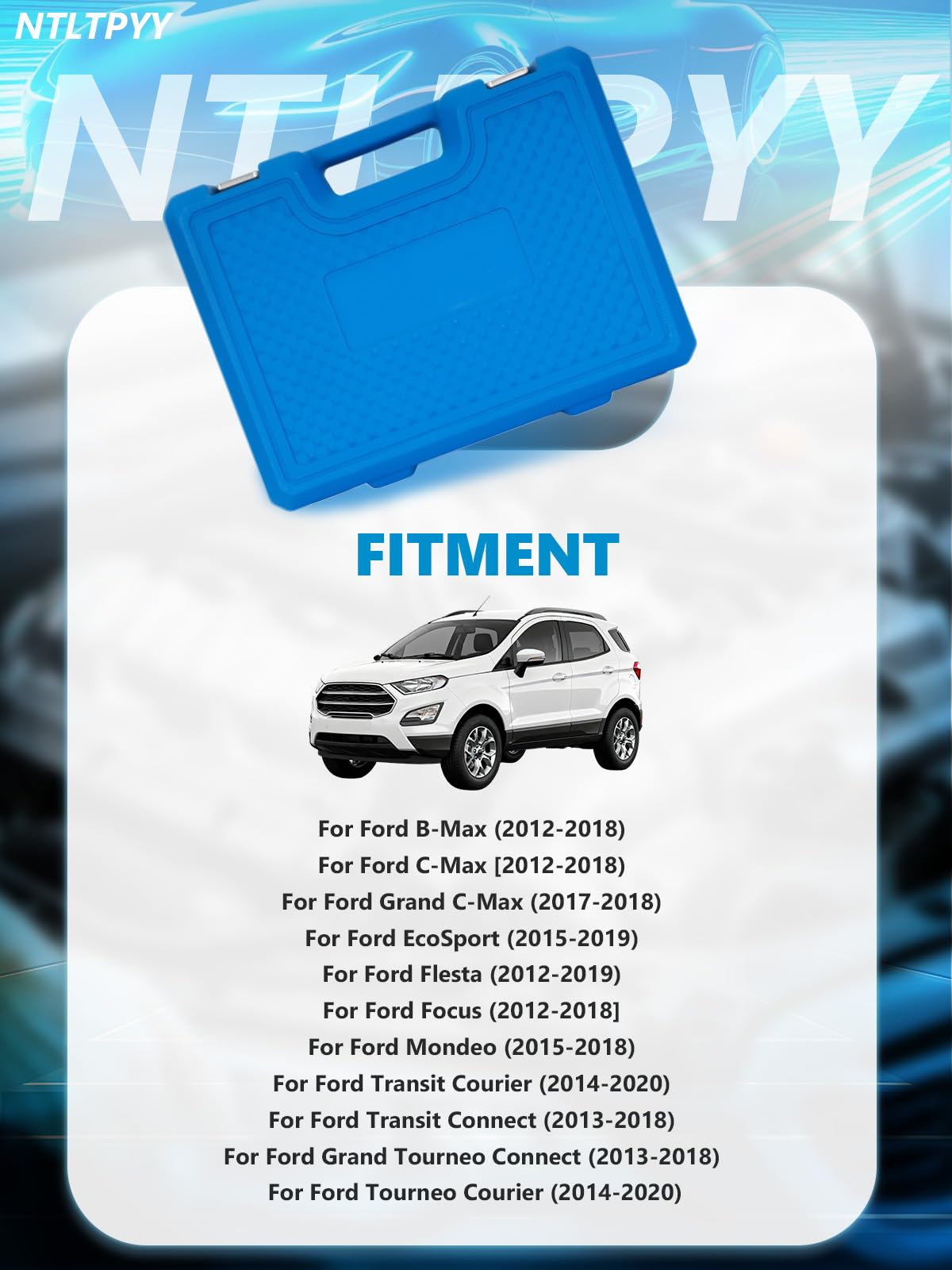 Herramienta de sujeción múltiple 5:1 para el desmontaje de la polea del cigüeñal de los motores Ford EcoBoost 1.0/1.5/1.6/2.0L (referencia Ford OE 303-1611)