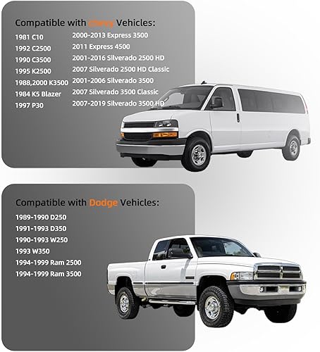 Miniatura 5 de Número de pieza reemplazable 10591D, 9MGC791, MGC791, 31778D. para Chevy Silverado Express C3500 K3500, Dodge Ram 3500 W350 D350, Ford F-250 E-350,