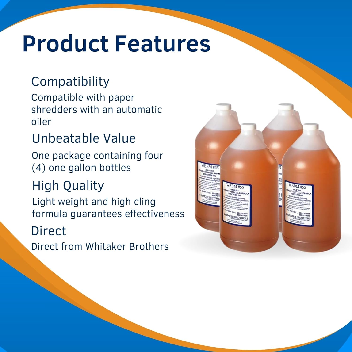 4 Gallons of Shredder Oil (case of 4 x 1 Gallon jugs)