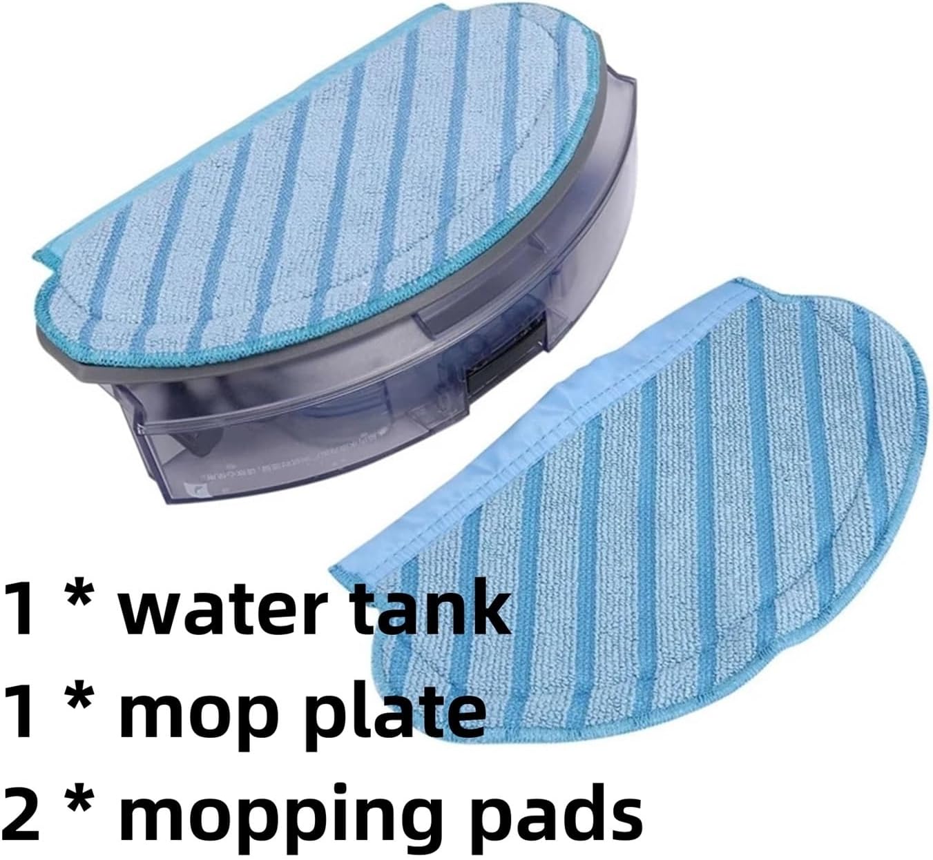 SteFik Mop Plate+Water Tank for Yeedi Vac, Max & Station - Compatible Accessory with Automatic Dust Collection for Hard Floors