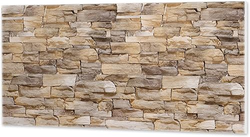 3 paneles acústicos de pared de 24 x 16 pulgadas, patrón de piedra plana absorbente de sonido, paneles decorativos absorbentes de sonido para pared,