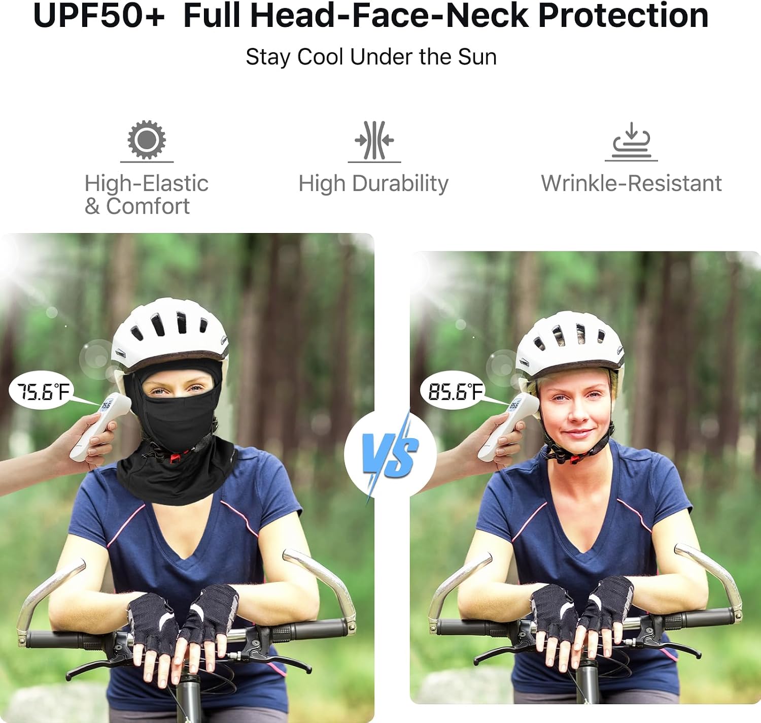 Balaclava Ski Mask Waterproof Anti-Fogging Windproof Winter Gear Thermal Face Mask for Men Women image 3
