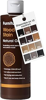 Furniture Clinic Teinture &ndash; Rapide, Efficace pour le Bois Int&eacute;rieur et Ext&eacute;rieur (250 ml, ch&ecirc;ne naturel)