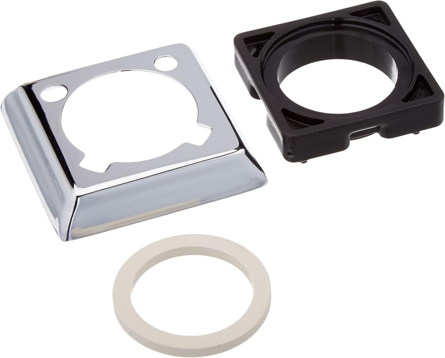 DELTA FAUCET RP61839 Dryden Single Hole Escutcheon, Chrome Faucet