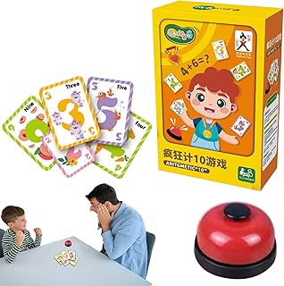 算数ゲームカード、初期の数感覚のためのゲーム | 数学の数字の感覚と操作のゲーム,数感覚数学ゲームカード、数感覚トレーニング教育用インタラクティブボードゲーム