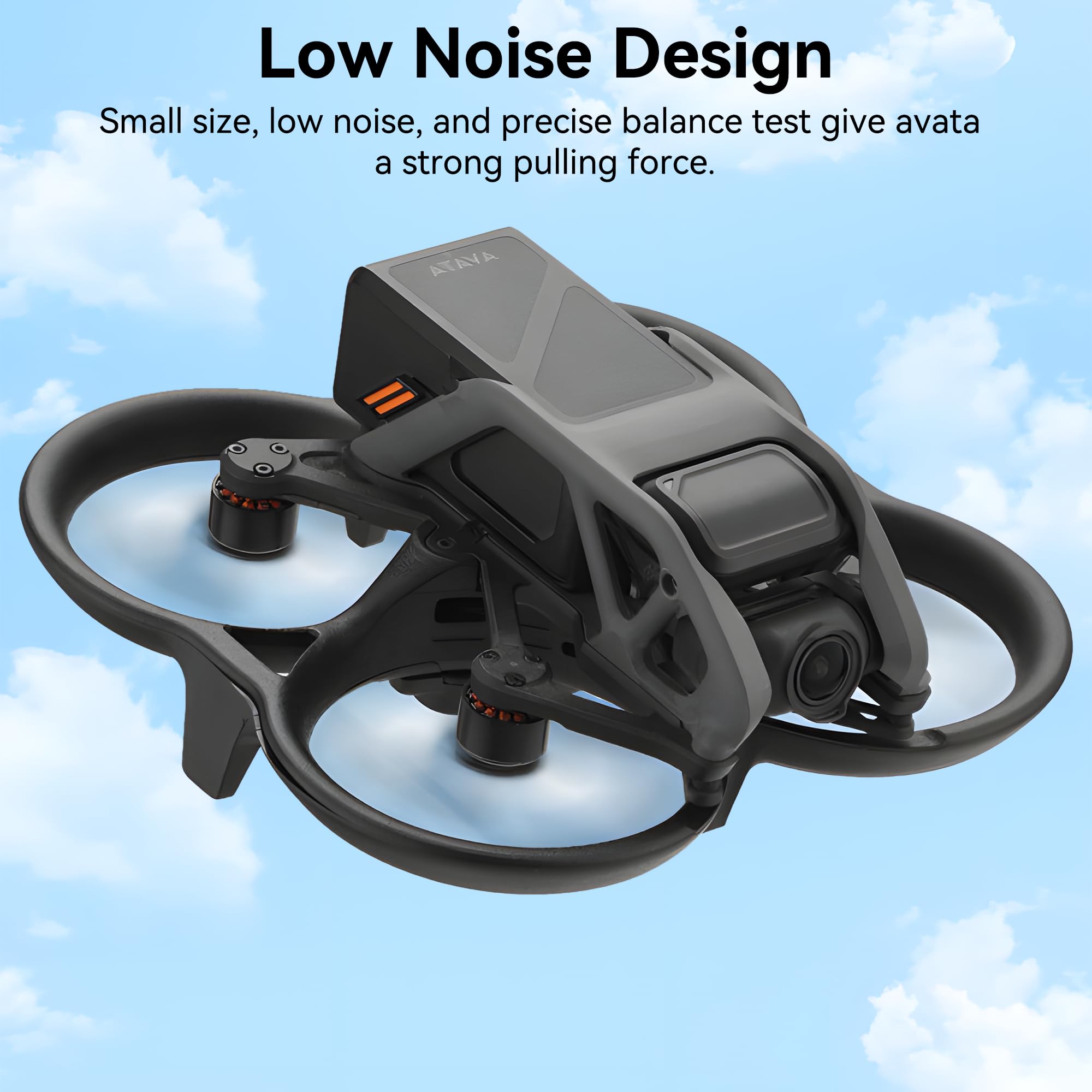 Eliche per DJI Avata sostituzione elica accessori a basso rumore per DJI Avata Drone accessori esclusivi viti e cacciaviti 8 pezzi Grigio