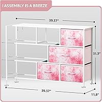 Vista 86 de Sorbus Cómoda con 8 cajones - Mueble para almacenar ropa para niño, para dormitorio, pasillo, clóset, oficina – Marco de acero, parte superior