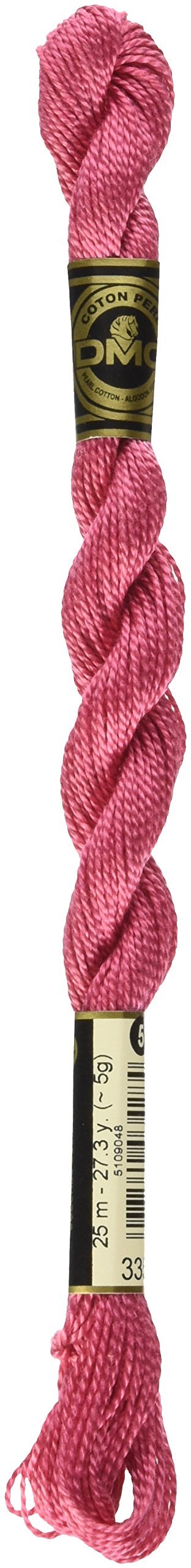 DMC 115 5-335 Pearl Cotton Thread, Rose, Size 5