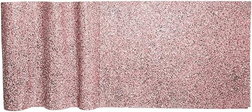 Miniatura 7 de Camino de mesa luminoso con diamantes de imitación, resistente al calor, para comedor, antideslizante, decoración de mesa rústica y estética, se