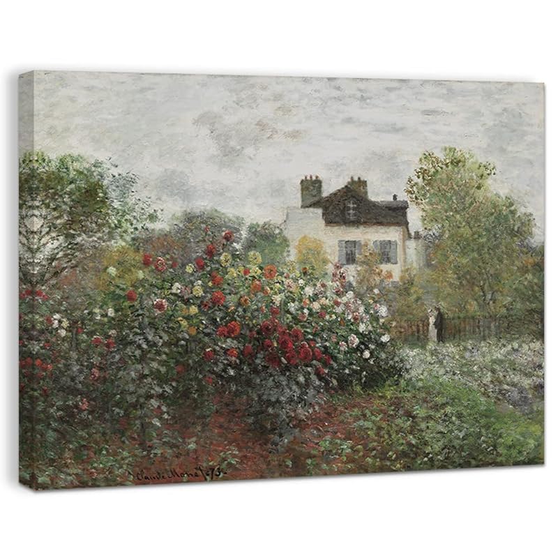 YUMKNOW Vintage Print on Canvas Wall Art 11x14 Ready to Hang French Country