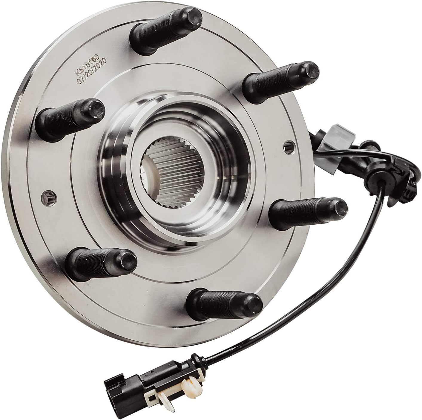 Detroit Axle - 2 Front Wheel Bearing Hub Assembly 4WD for 2014-2018 Chevy Silverado 1500 Sierra 1500, 2015-2020 Suburban Tahoe, GMC Yukon XL, Cadillac Escalade, 17-19 XTS, w/ABS & 6-Lug - Image 4