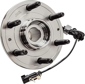 Detroit Axle - 4WD 2 Front Wheel Bearing Hub Assembly for 2014-2018 Chevy Silverado 1500 Sierra 1500, 2015-2020 Suburban Tahoe, GMC Yukon XL, Cadillac Escalade, 17-19 XTS, w/ABS & 6-Lug