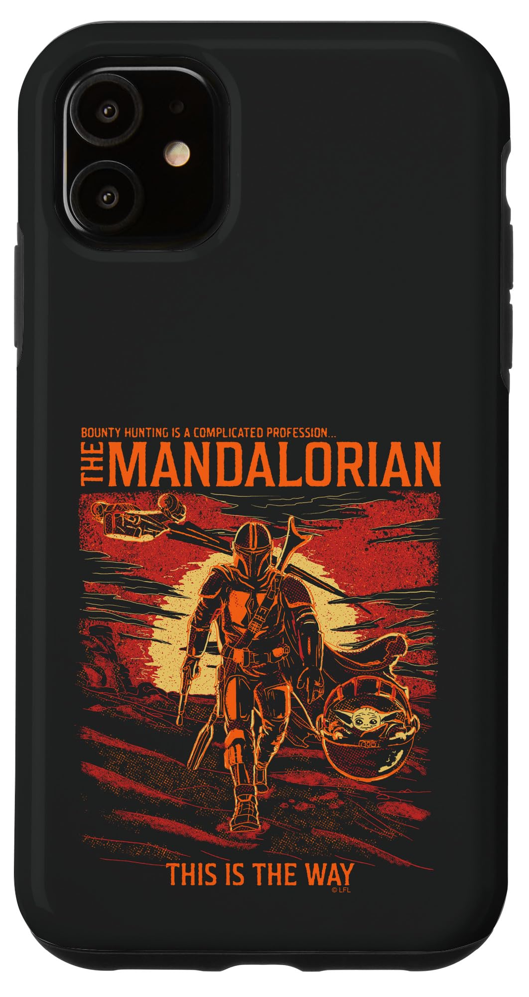 Coque iPhone 11 Star Wars finition premium motif The Mandalorian