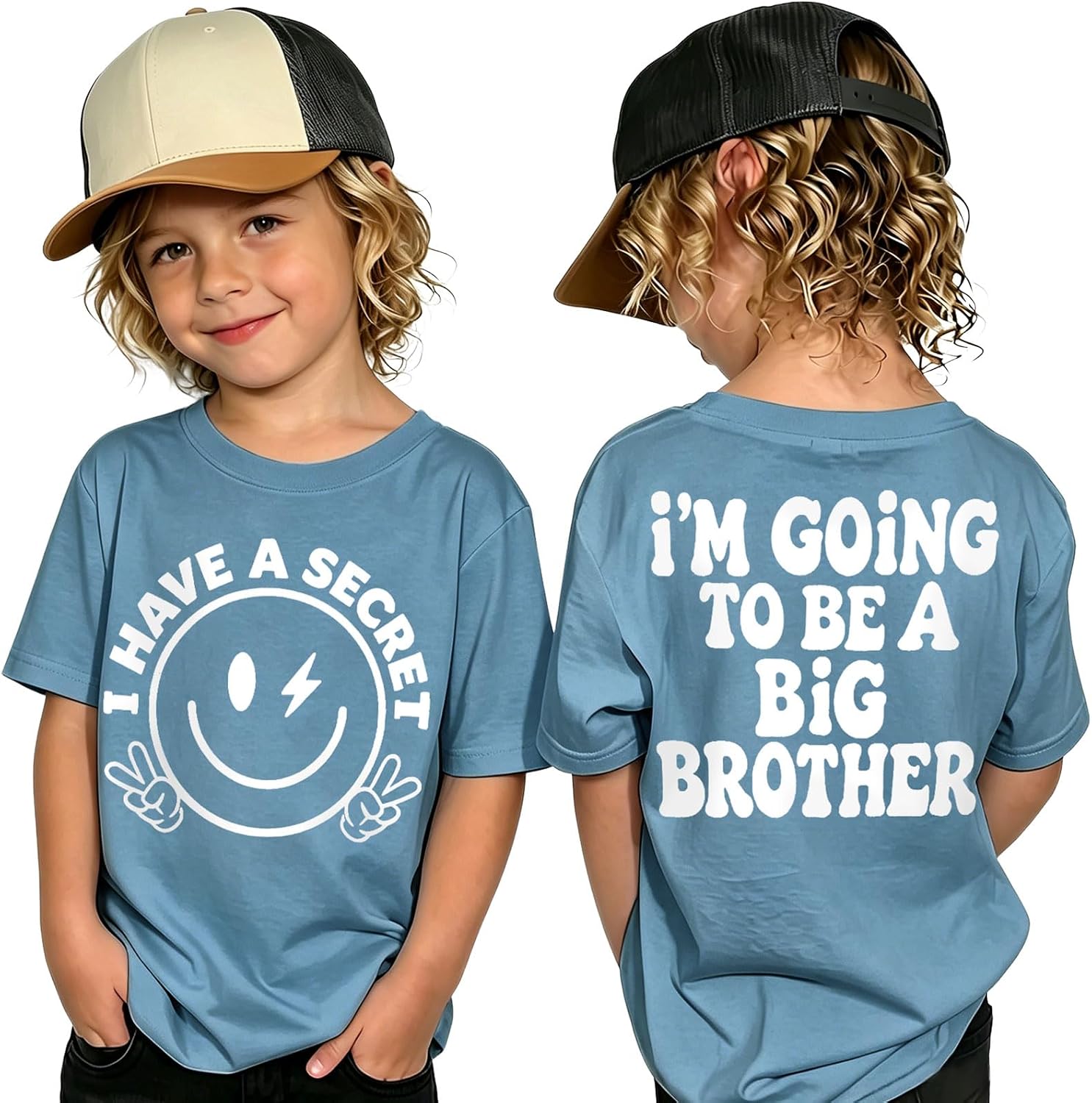 Big Brother Shirt I'm Going to Be A Big Brother T-Shirt Toddler Boys Sibling Reveal Promoted to Big Bro Outfit Gift