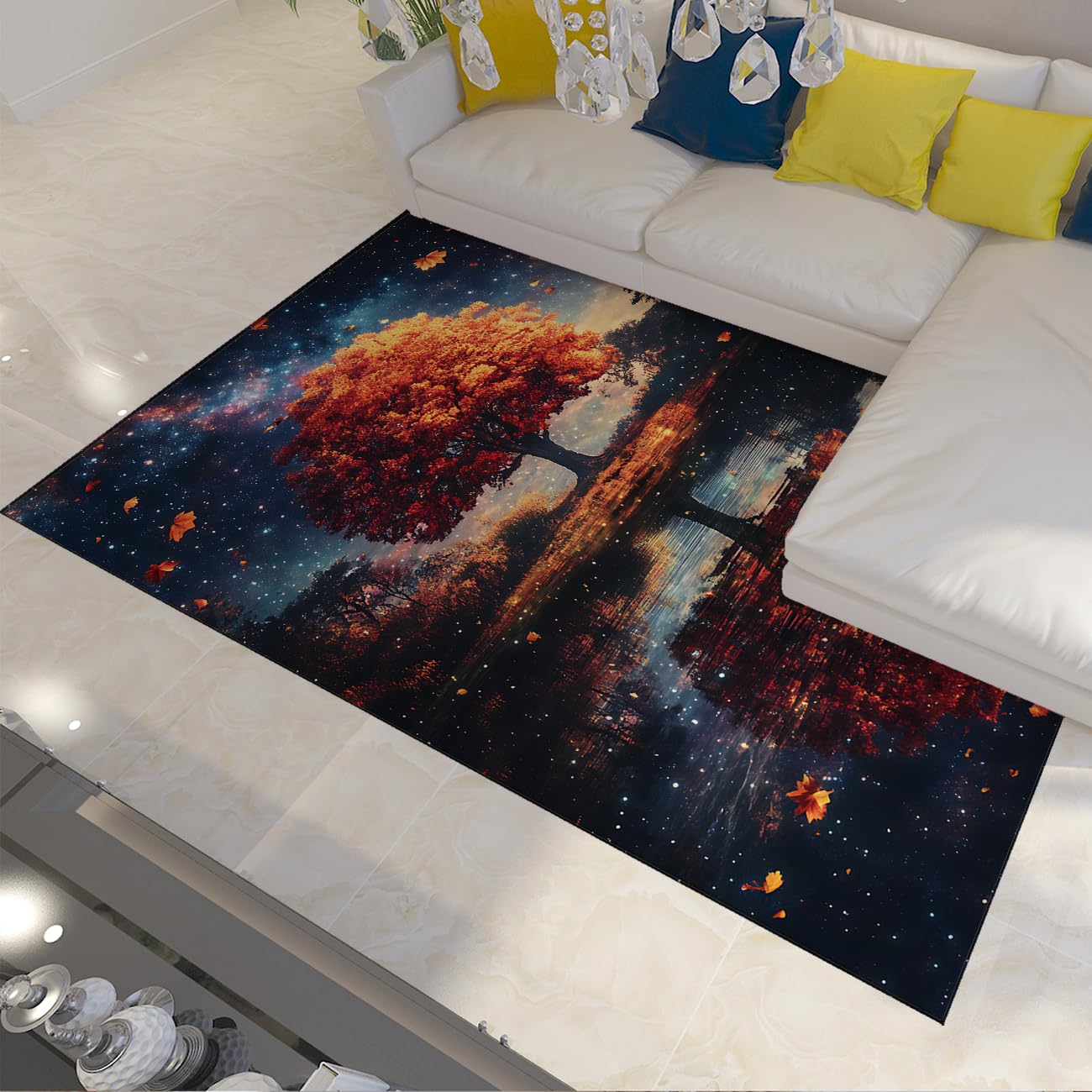 Tapis lavable pour chambre fini les glissades grâce à la base antidérapante 60x120