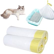 Cat Litter Tray Liners, 40PCS Litter Tray Liners with Drawstring45X79CM