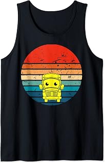 Vintage Retro Style School Bus T Shirt - School Bus Driver Tank Top