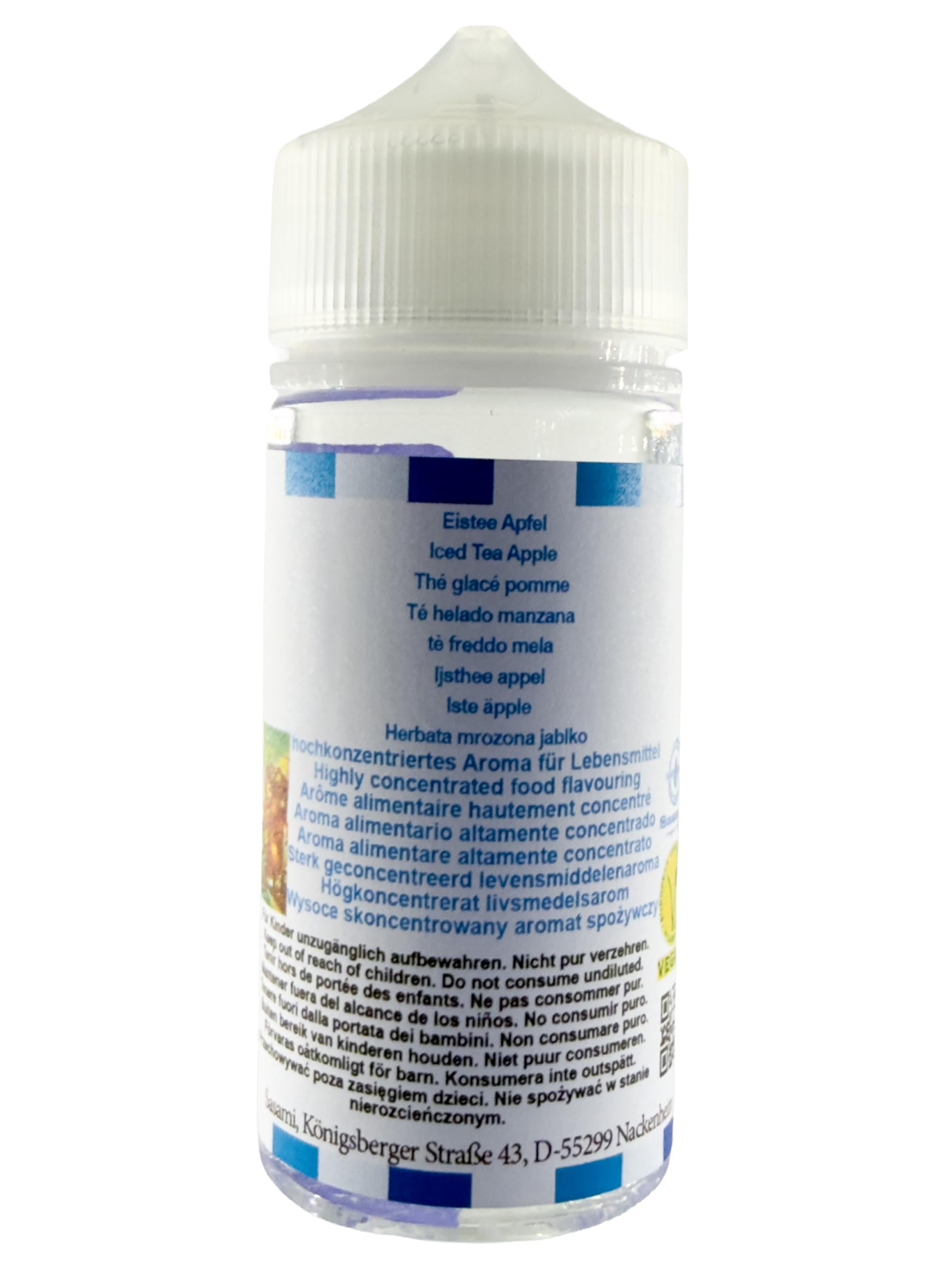 Aroma concentrato tè freddo mela - vegano - Sasami - 100ml