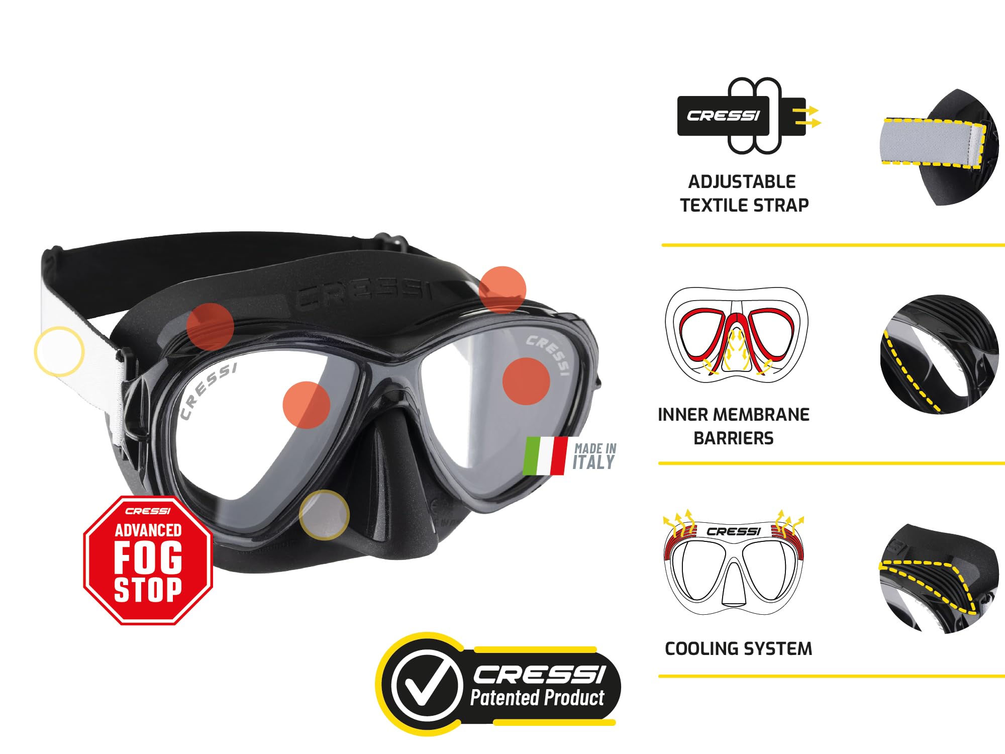 Cressi Samoa Maschera Combo Set con Snorkel Mexico Immersioni Snorkeling Unisex Adulto