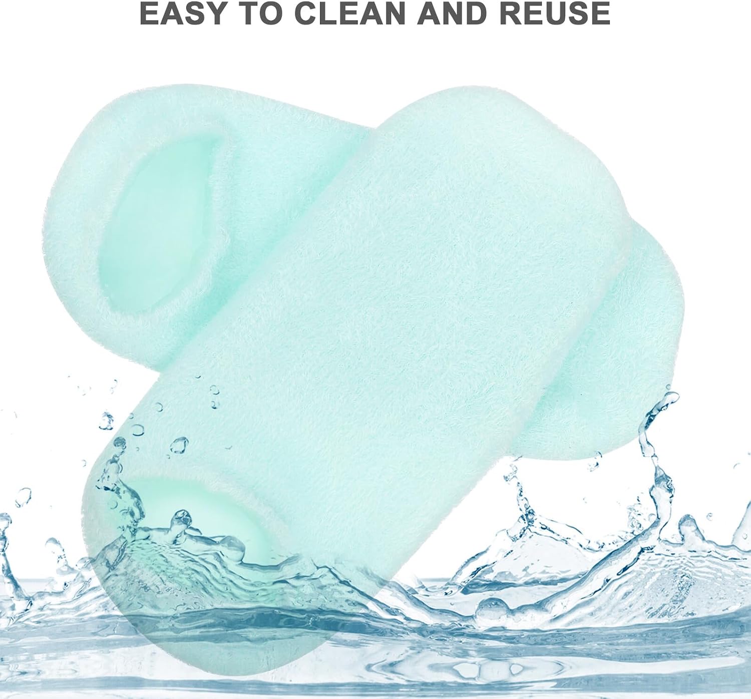 Moisturizing Spa Gel Gloves and Socks Set 4pcs for Women Green Knit Essential Oil Treatment Fingered Gel Hand Gloves for Dry Hands and Feet Care at Home
