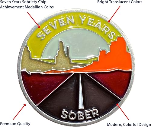 Miniatura 45 de The Achieve Mint Ficha sobria de 13 meses Chip sobrio de trece meses Regalo no AA, medallones no religiosos para hombres y mujeres que celebran